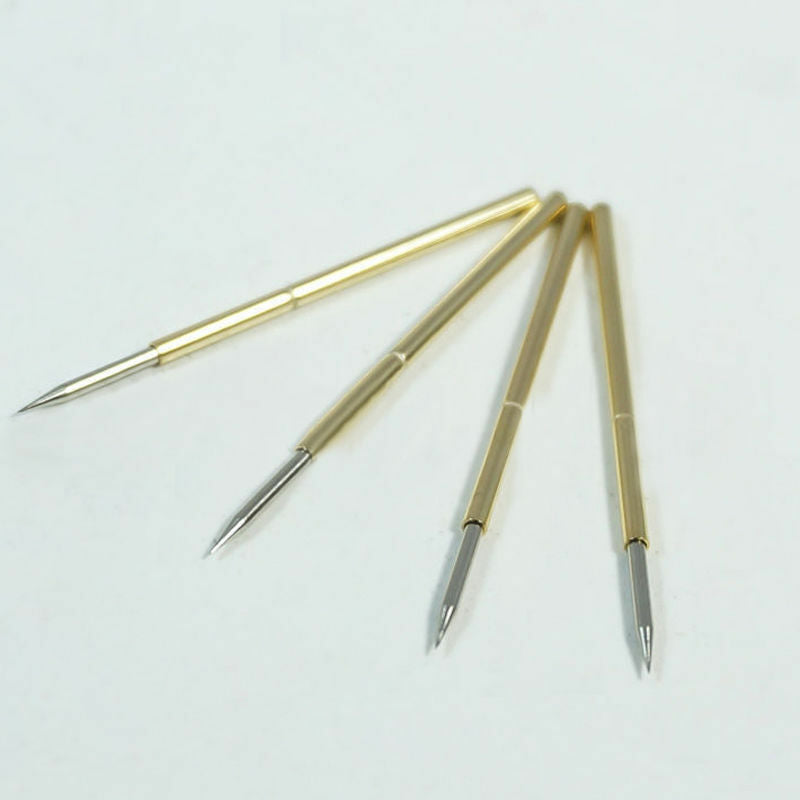 50pcs P75-B1 Dia 1.02mm 100g Cusp Spear Spring Loaded Test Probes Pogo Pin.l8