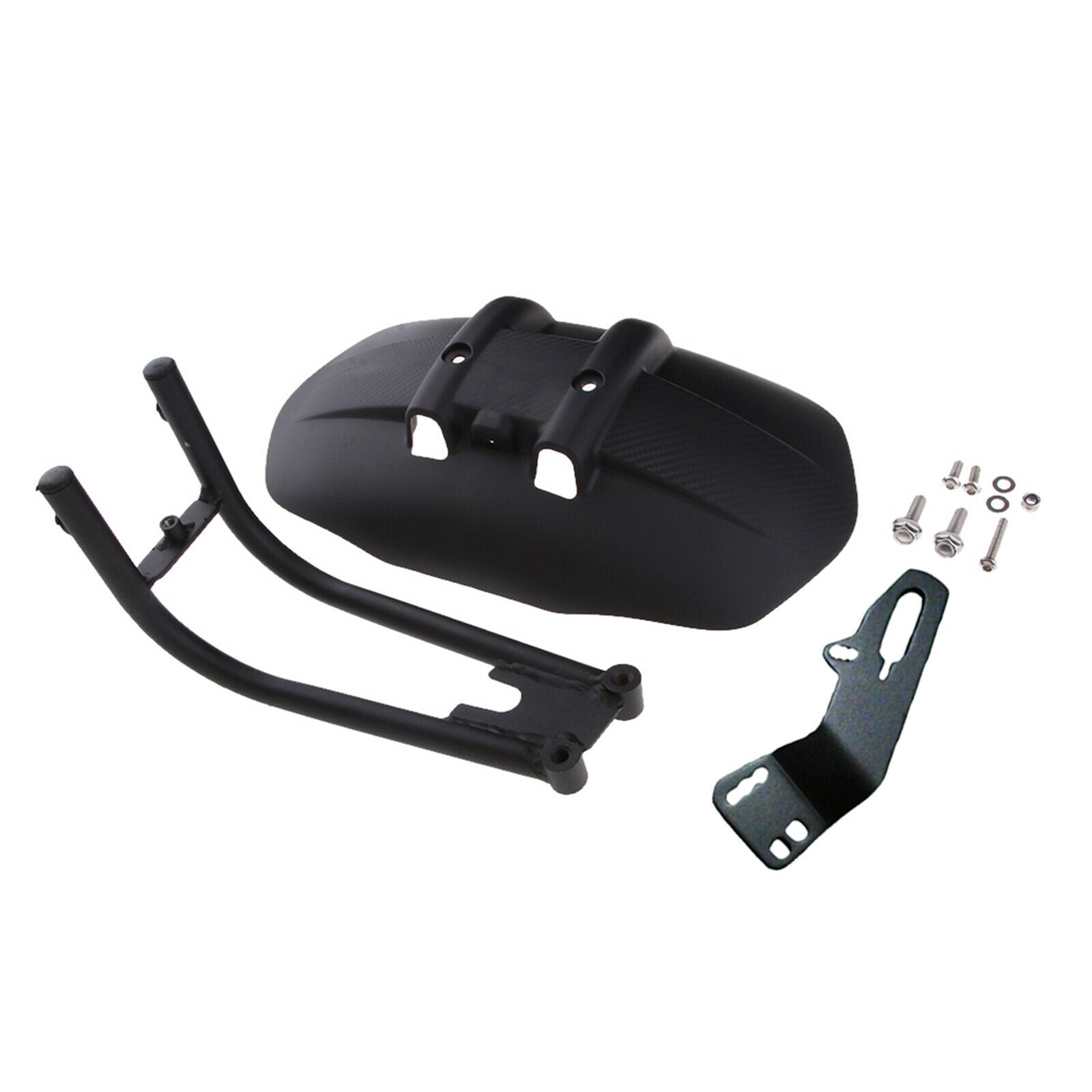 Universal Black Motorcycle Motorbike Rear Wheel Fender Splash Guard Cover
