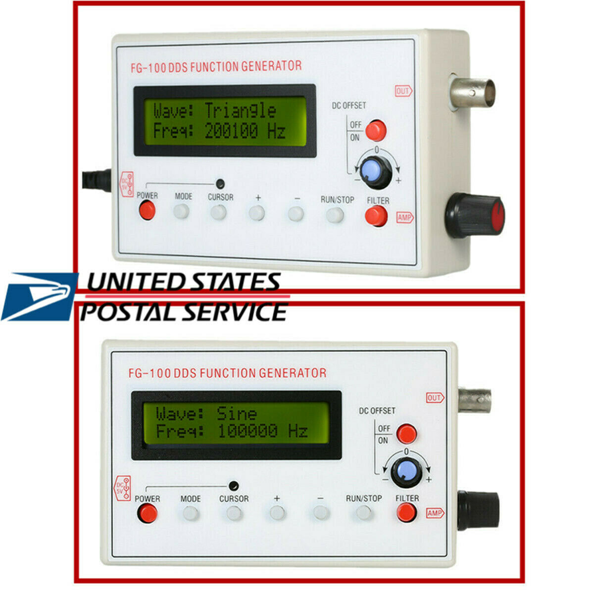 1x Mini Stable High Precision DDS Function Signal Generator Frequency Counter