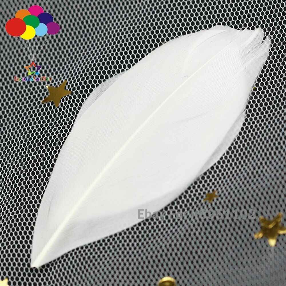 Pure White 100 pcs 5-7 cm Goose feather for Decor Accessories Wedding Decoration
