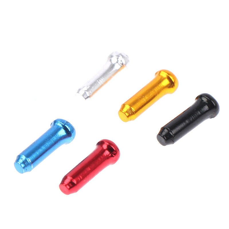100PCS Bicycle Cable End Caps Bike Wire End Caps for Bike Brake Shifter  iZFDBD