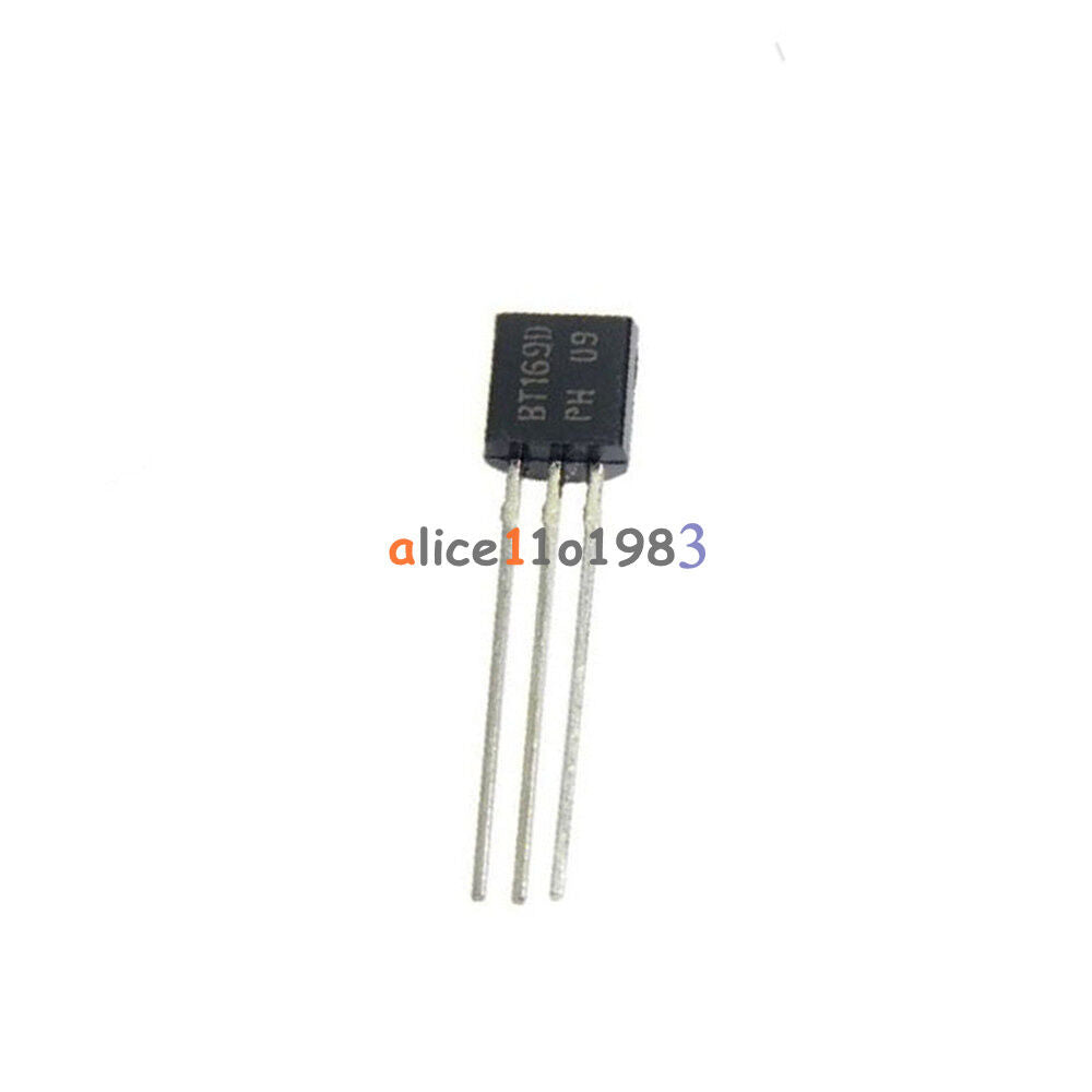 20PCS Unidirectional thyristor BT169D BT169 Logic Level TO-92 400V 0.8A top