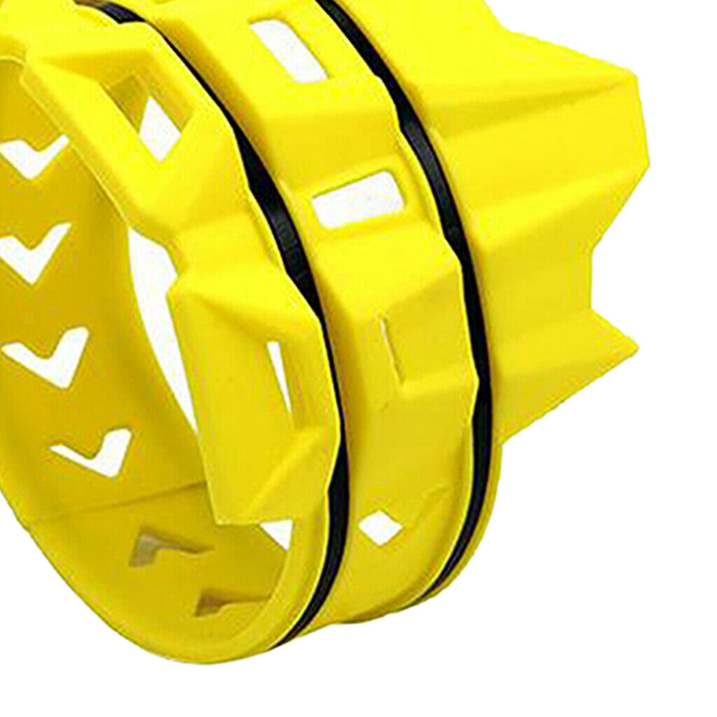Universal Motorcycle Exhaust Muffler Silencer Protector Motorcross Yellow