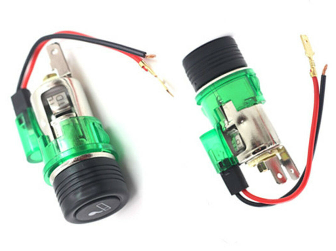 1pc 24V Waterproof Car Motorcycle Cigarette Lighter Power Socket Plug Outlet