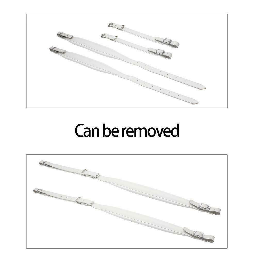 Cmfortable Leather Accordion Straps Shoulder Arm Belts Set Accessory White
