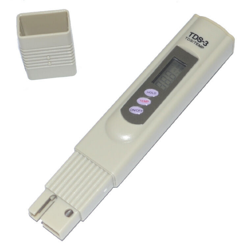 2 In 1 Digital Tds Meter Temperature Tester Pure Pool Fish/koi Pond 0-9990Ppm