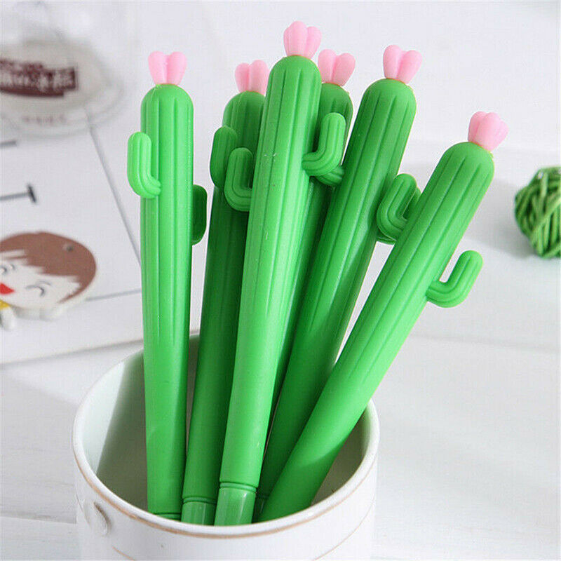 0.5mm Cactus Gel Pens Kids Pen Cute Gift School Student Office Station zqBDAU