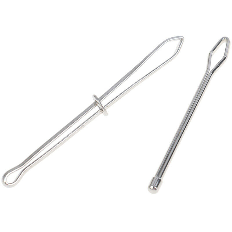 2Pcs Wear Elastic Belt Wearing Rope Weaving Tool Stainless Steel Get Cited Y1