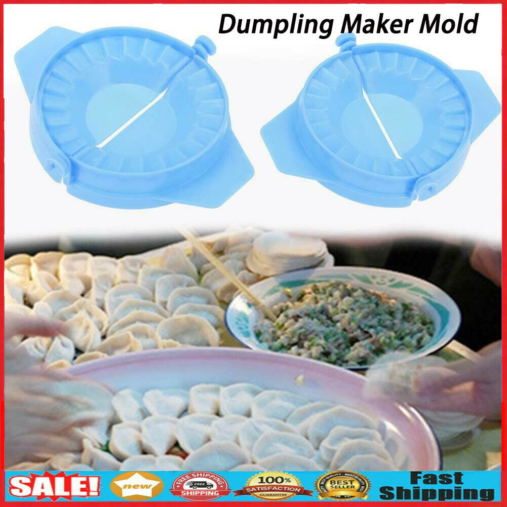 Plastic Dumpling Maker Molds Hand Press Dumpling Clip Kitchen Dessert Tool
