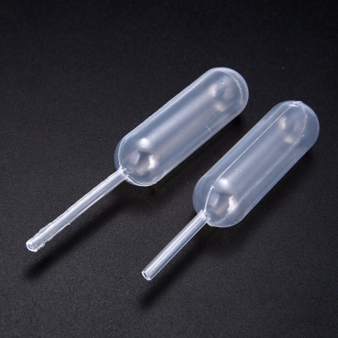 100pcs 4ml Plastic Squeeze Dropper Disposable Jam Transfer Pipette Cupcake Tool