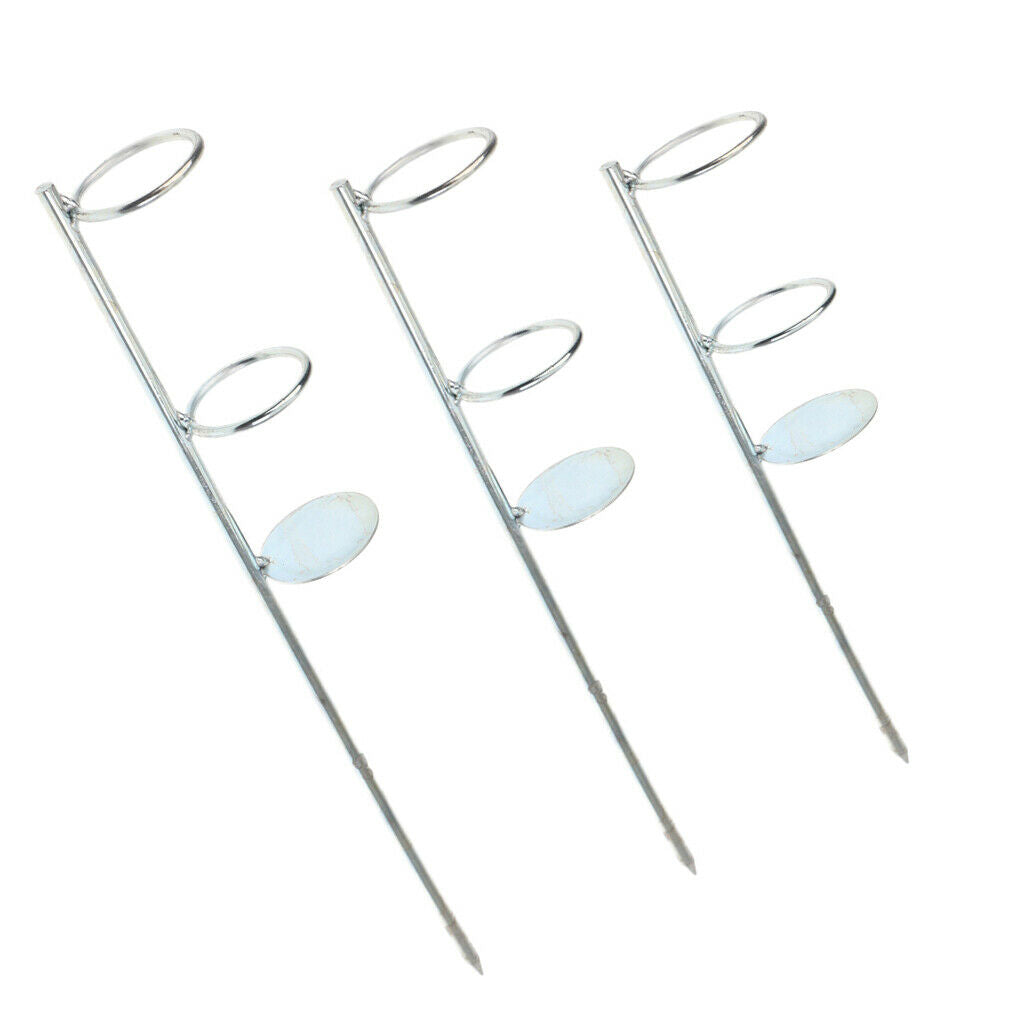 Fishing rod holder stainless steel floor support post stand holder 30cm