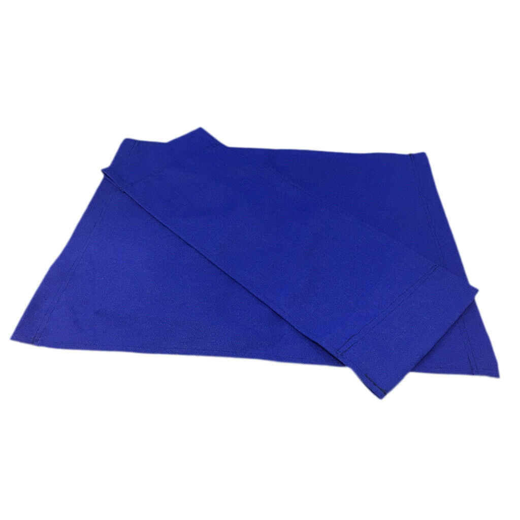 4X Canvas Backrest Seat Cloth for Cross Folding Chair/Stool/Seat Blue