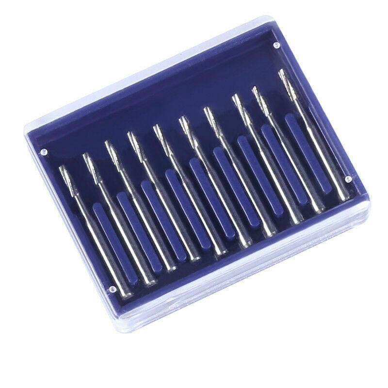 5 boxes Dental High Handpiece Burs FG557 Fissure Cylinderical Tungsten steel New