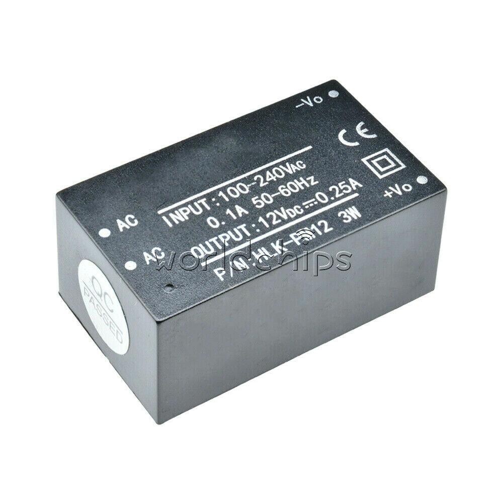 3W HLK-PM12 AC-DC 220V to 12V Buck Step Down Power Supply Module