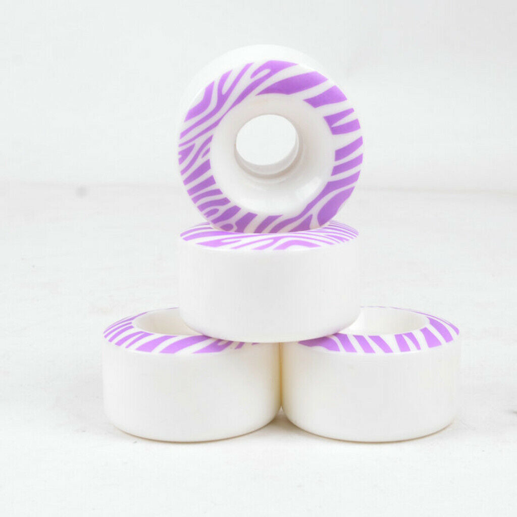 4pcs/set Replacement PU Outdoor Inline Hockey Skate Wheels 80A 55x32mm