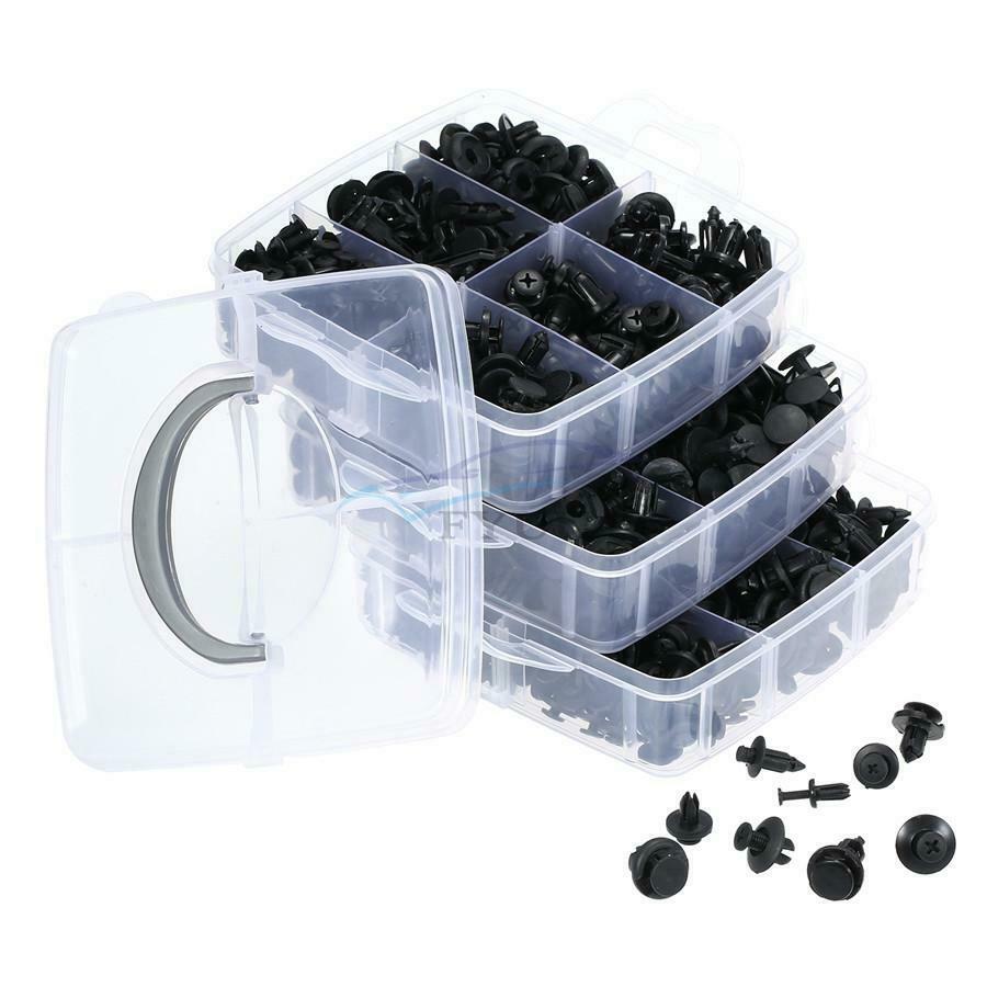 3PCS Fastener Clip Tool + 640PCS Boxed Door Bumper Panel Holder Push Rivets