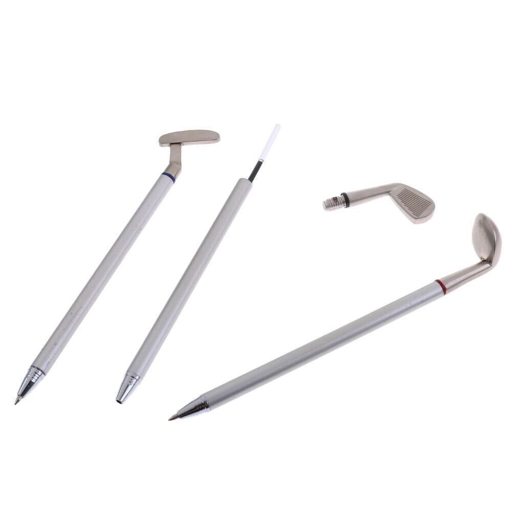3 pcs golf club ballpoint pen golf pen kit ballpoint pen set