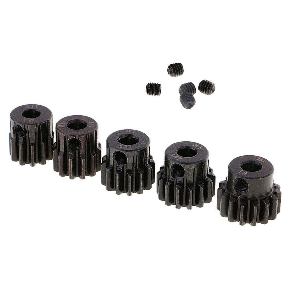 M1 5mm 11T-15T Main Gear Motor Pinion Gear Set for 1/8 RC Car