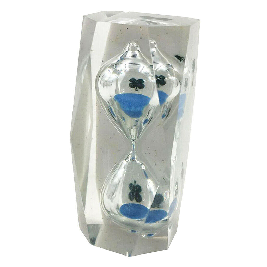 3 Mins Sandglass Children Kids Hourglass Sand Clock Timer Timing Tool Blue #