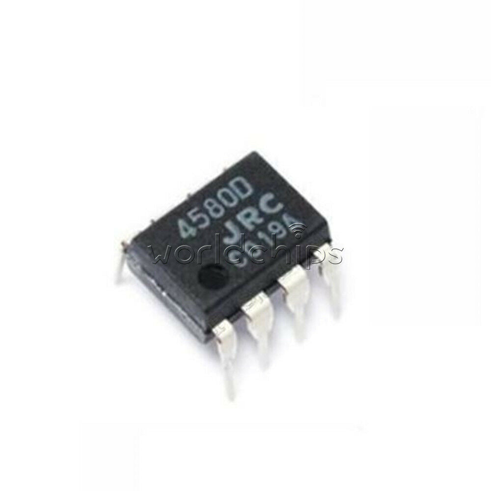 10PCS NJM4580D JRC4580D JRC 4580D DIP-8 CHIP IC W