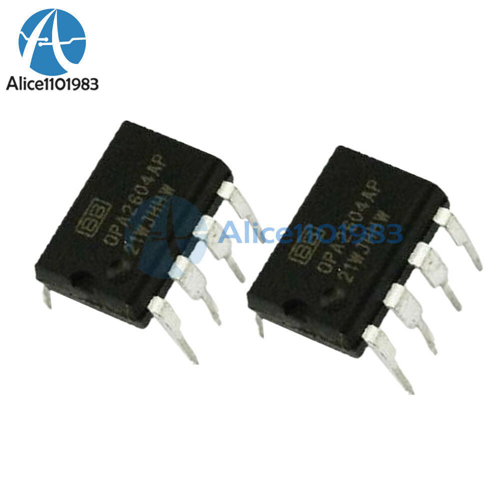 10PCS OP AMP IC BURR-BROWN/BB/TI DIP-8 OPA2604AP OPA2604APG4