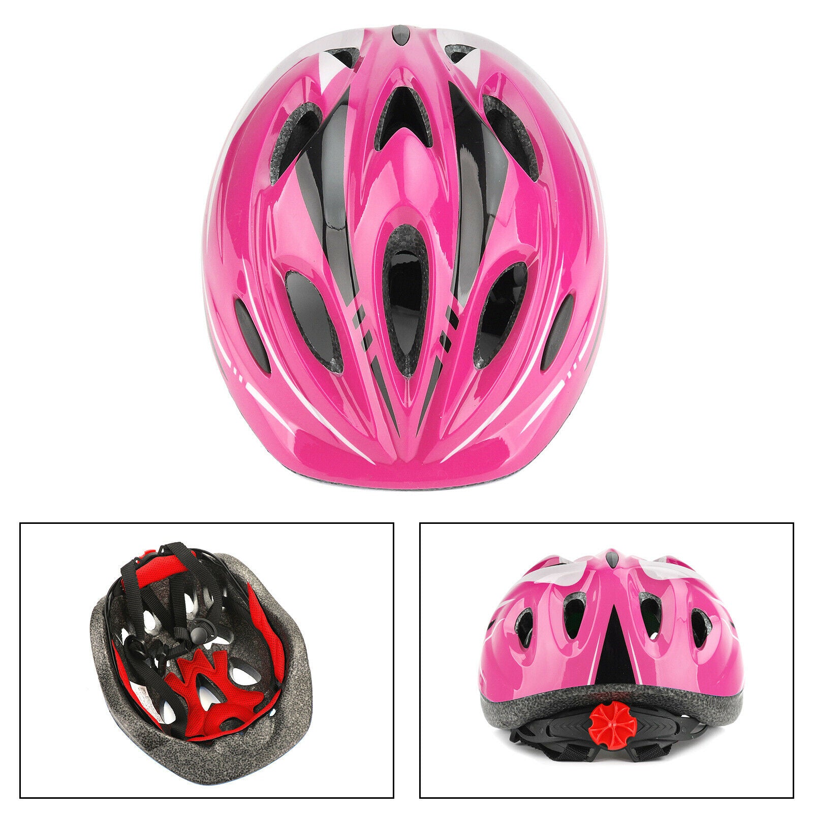 Girls Safety Helmet Kids Bike Bicycle Skating Scooter Protective Helmet Pink B5