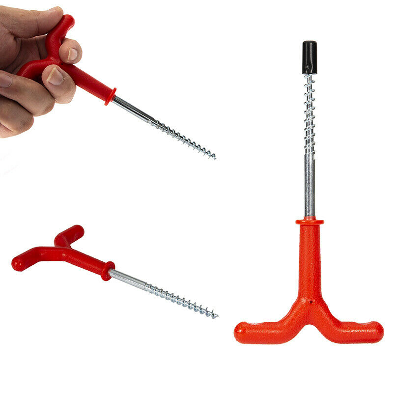 Multipurpose Spiral Rod Fixed Ice Drill Auger Holder Fishing Tackle AccessorBDA