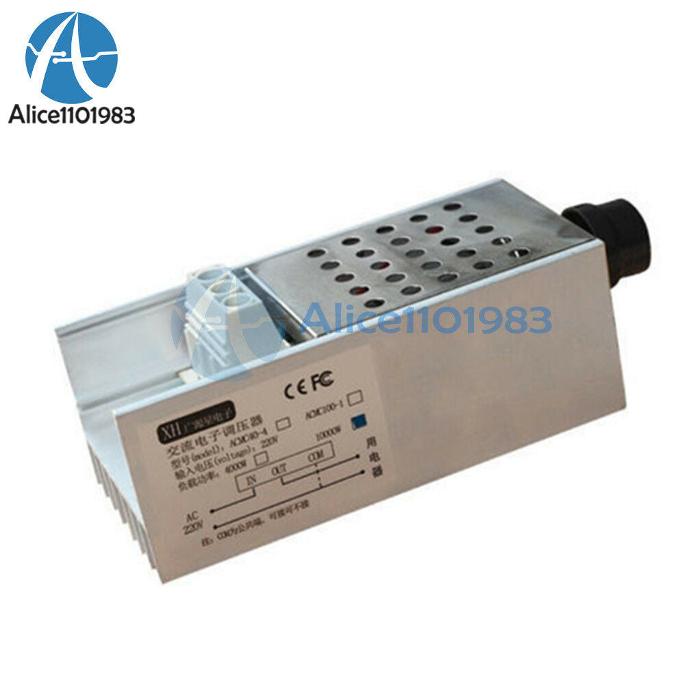AC 110V 220V 10000W SCR Voltage Regulator Speed Controller Dimmer Thermostat