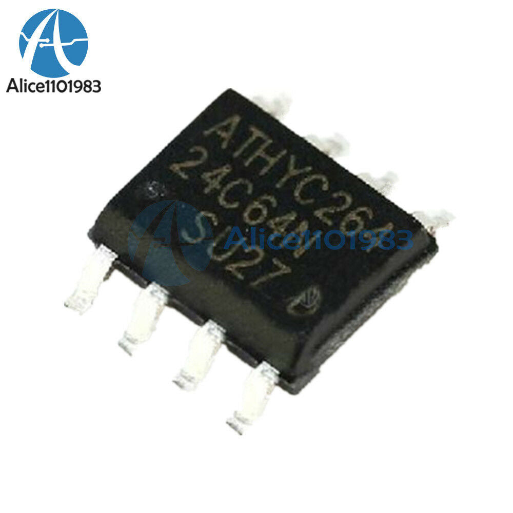 50PCS ATMEL AT24C64DH AT24C64 SOP8 24C64 SOP-8 64 Serial EEPROM