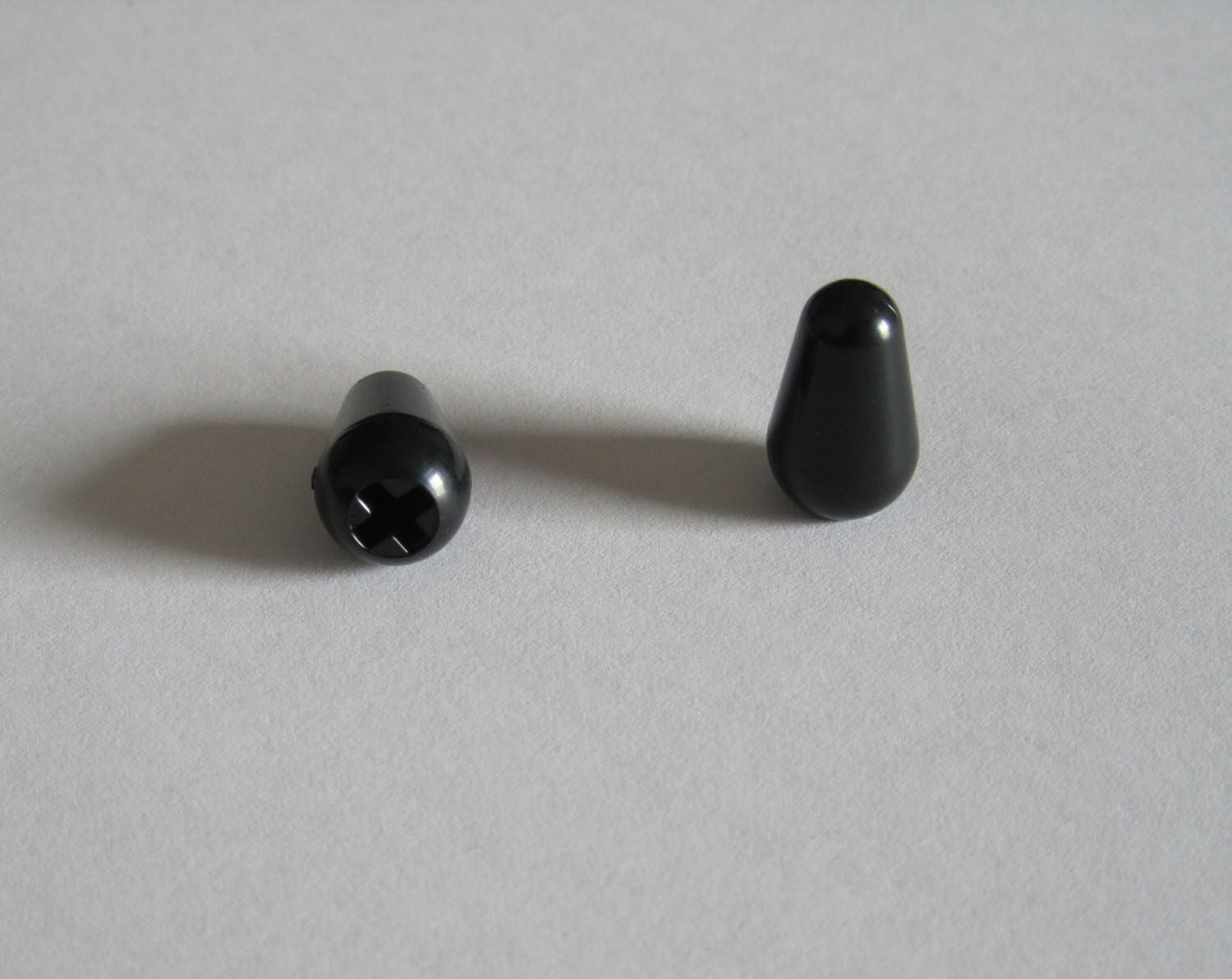 5x Black Oak Grigsby Style Switch Tip Strat Lever Switch Cap Knob for USA Fender