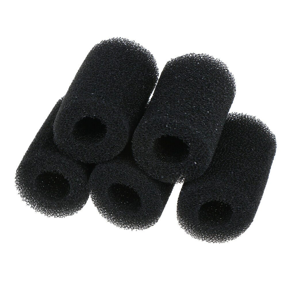 5x Sponge Aquarium Filter Protector Cover For Fish Tank Inlet Pond Black F.l8