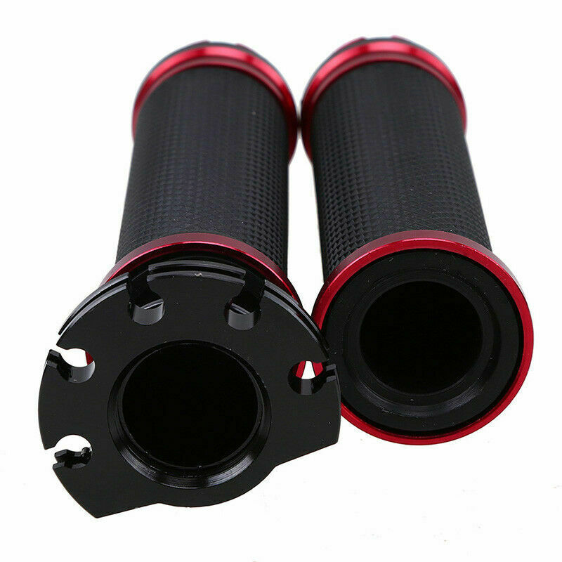 Universal 7/8" & 1â€ Hand Bar Grips twist Gas Throttle for Cafe Racer Bobber ATV