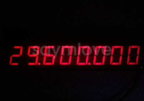 Red Signal Frequency Counter LED Display Cymometer 0.1MHz-60MHz 20MHz-2.4GHz