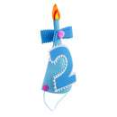 Lovely Baby Birthday Party Cone Hat For Baby Shower Blue 2 Year