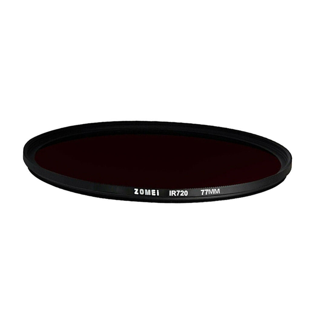 77mm   720nm Optical Glass IR Filter Suitable for DSLR Weak Light