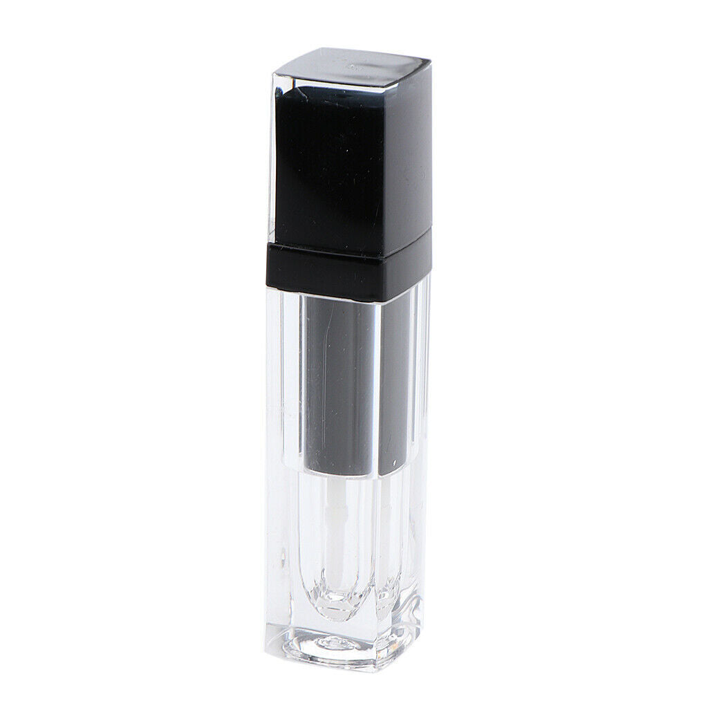 Useful Lip Gloss Tube Empty for Split Charging DIY Black - injection molding