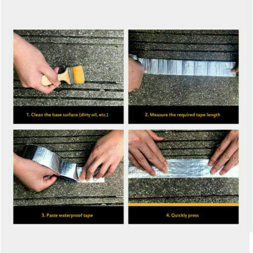 Super Strong Waterproof Butyl Seal Aluminum Foil Magic Repair Adhesive Tape US