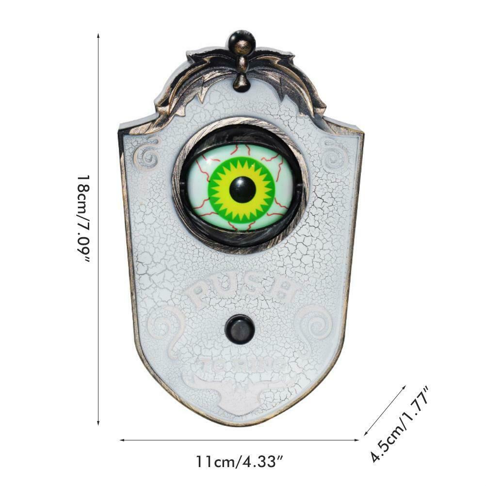 Halloween Doorbell Eyeball Horror Props Door Hanging Doorbell Halloween Decor