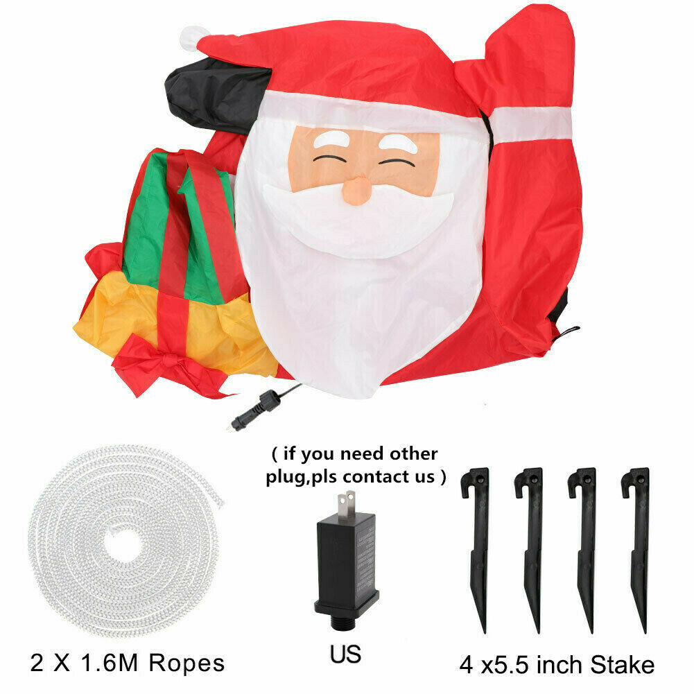 5 ft Christmas Inflatable Santa Claus LED Light Air Blown Xmas Yard Decor Gift