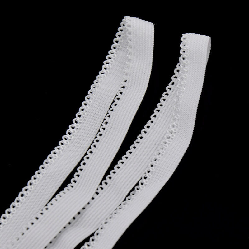 10mm Width DIY Lace Elastic Band Cord Lacework Ribbon Craft Sewing Handcraft New