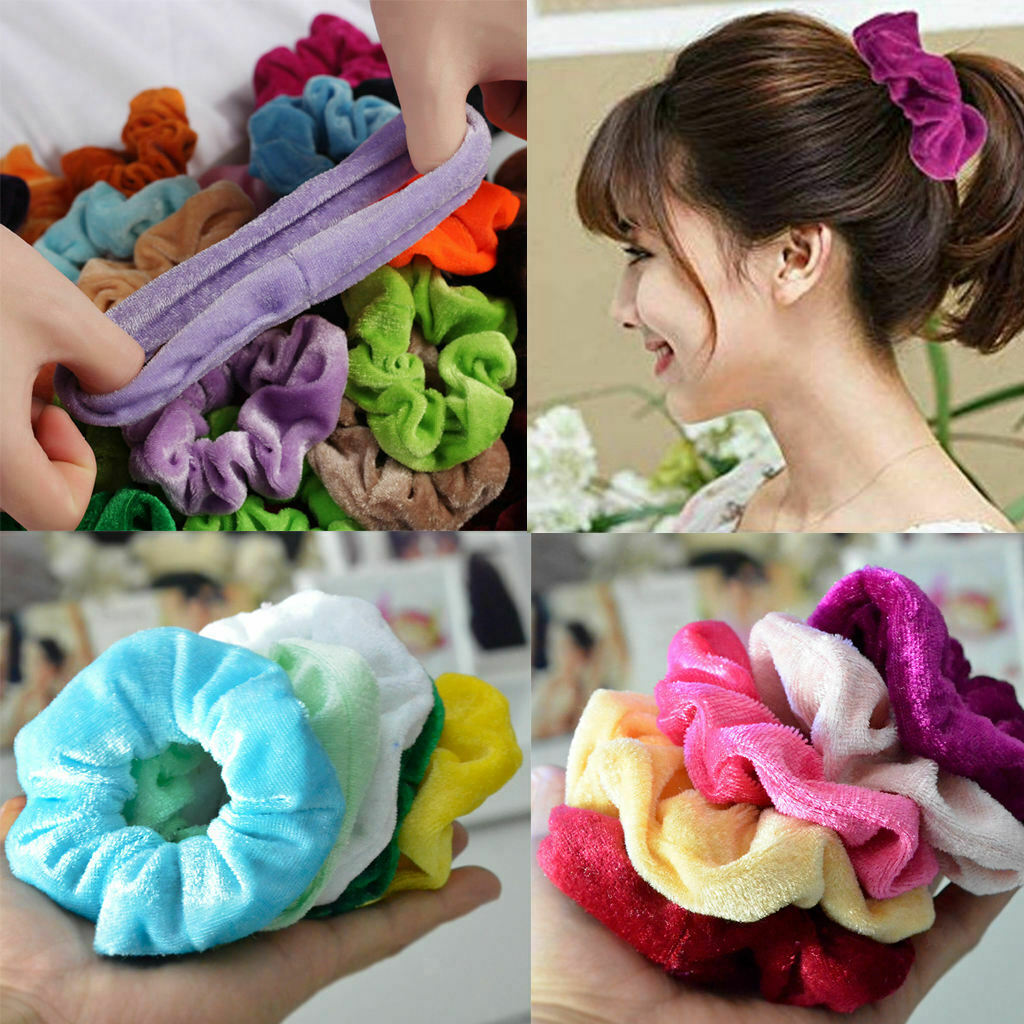 5xColorful Hair Band Girl Gifts Party Wedding Hair Tie Women Hair Jewelry