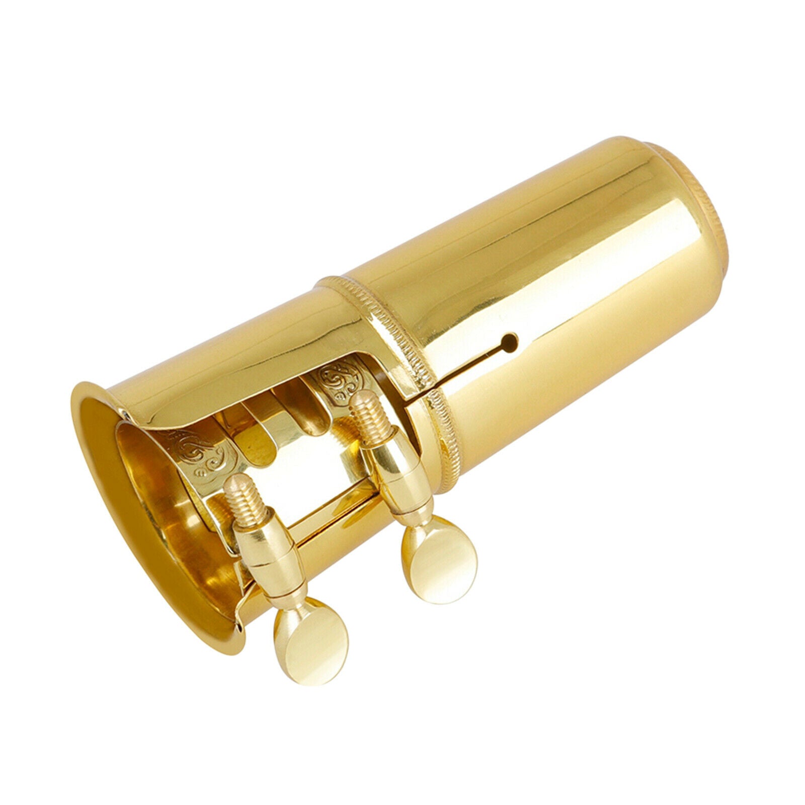 Solid Brass Tenor Saxophone Mouthpiece Protective   with Ligature Fastener