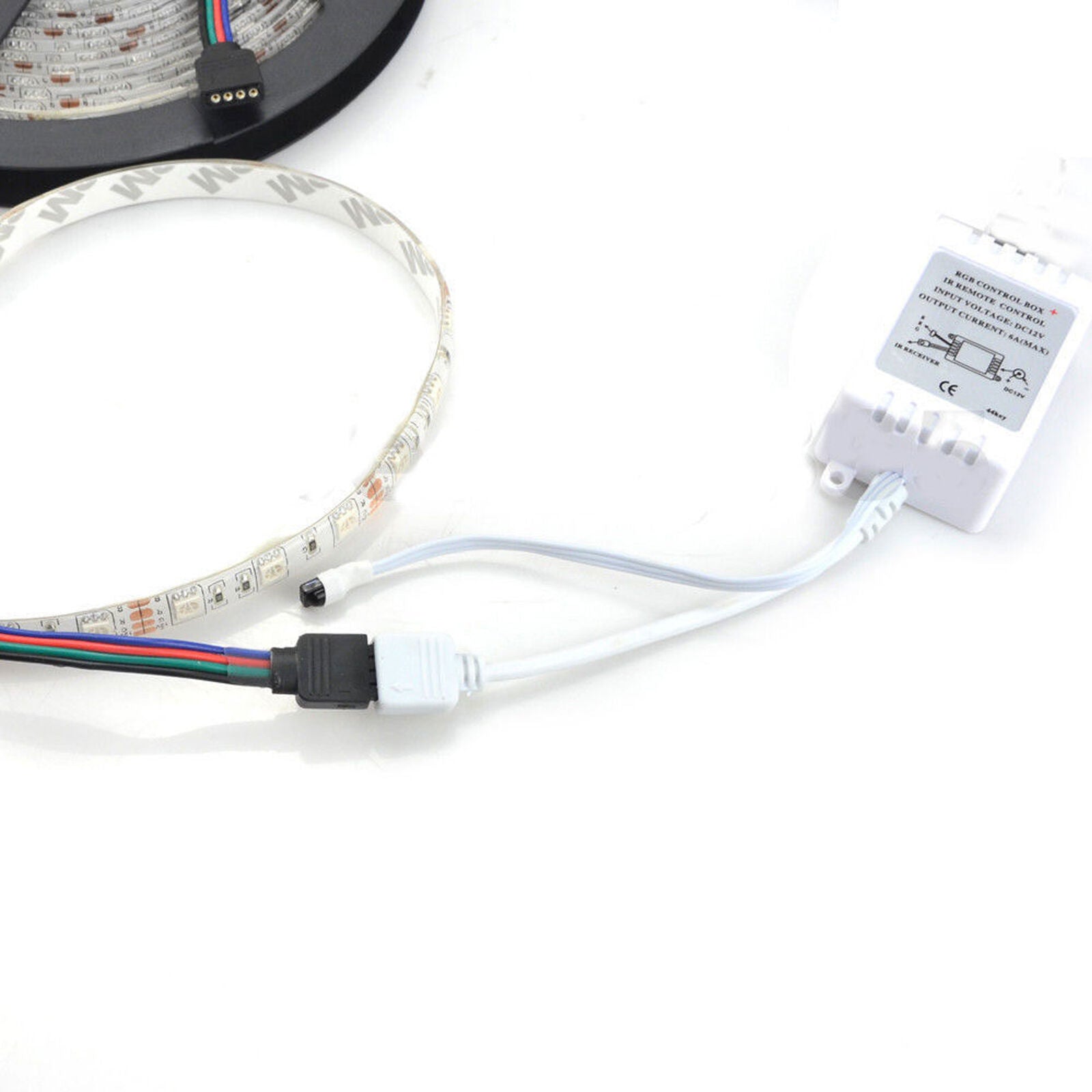 5M 300 LED 5050 Waterproof RGB SMD Flexible Tape Lamp Strip Light Car +IR Remote