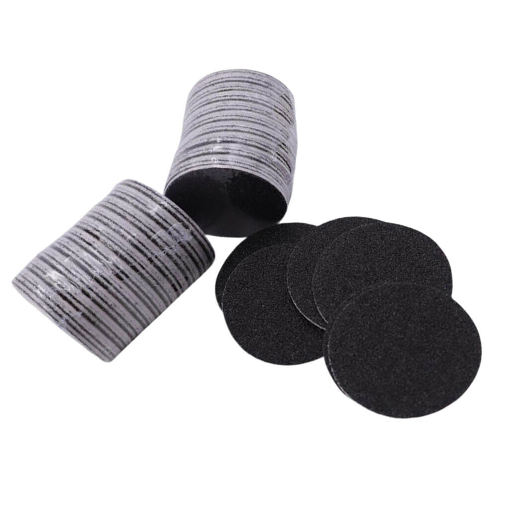 Set of 60 Feet Grinder Sandpaper Disk for Electric Callus Remover 80 Coarse