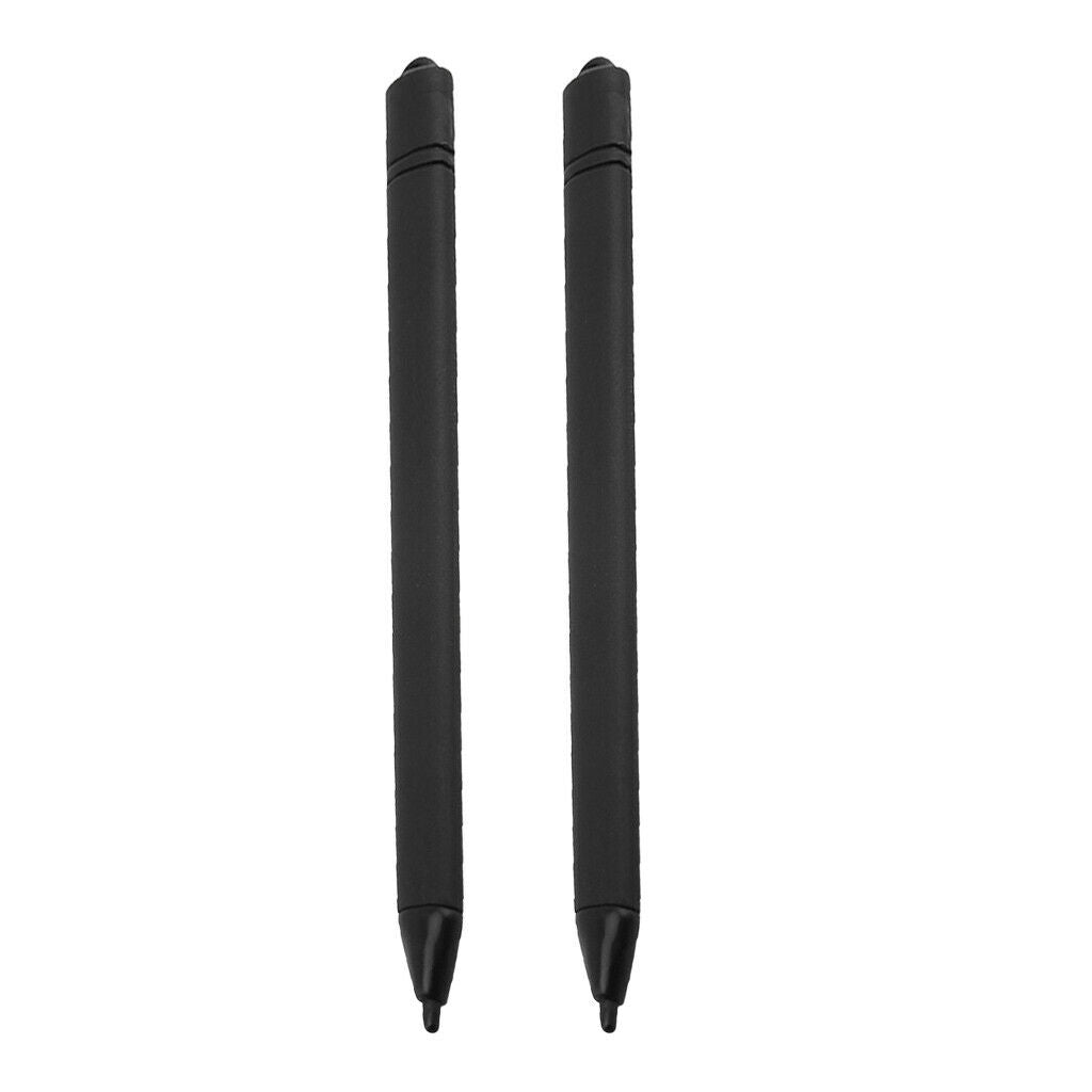 2 Pieces Stylus for LCD Writing Tablet Memo Board Accessory Black 12.2cm
