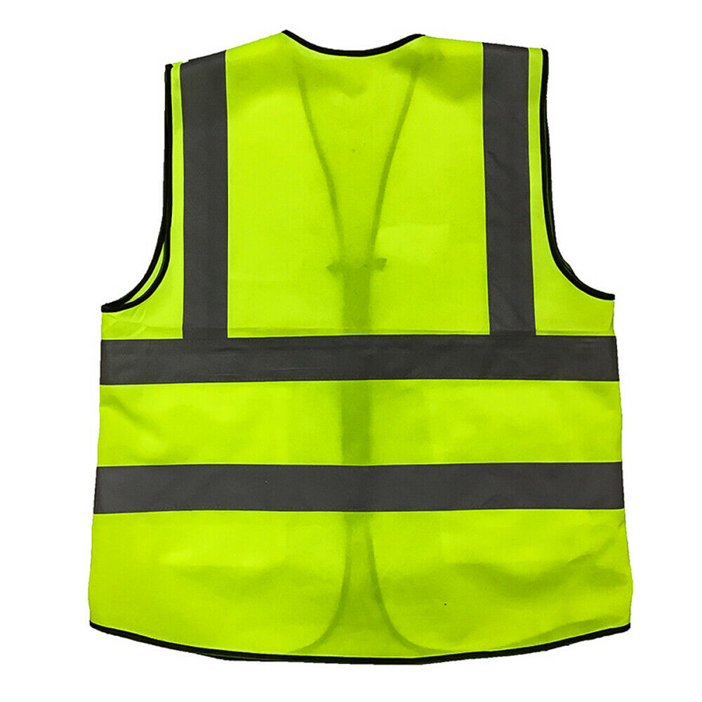 Multi Pockets High Visibility Reflective Safety Vest Workwear Safety Waistcoat