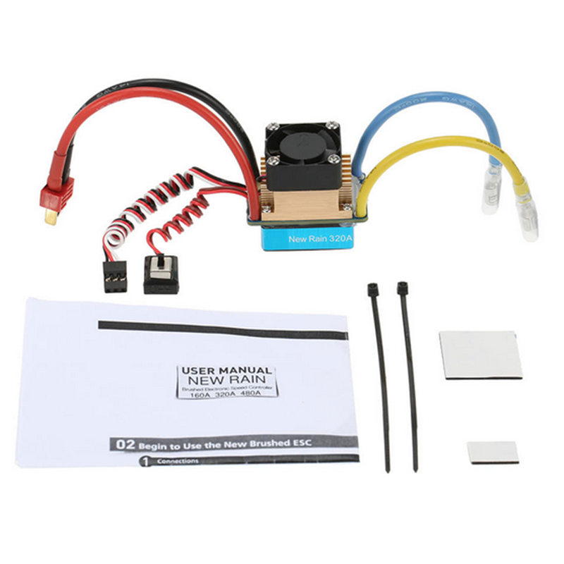 320A Waterproof Brushed ESC Electronic Speed Controller For RC Car Truck Boat