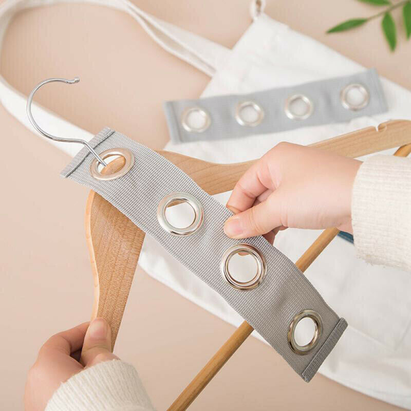 2PCS Space Saving Hanger Plastic Cloth Hanger Hook Clothes Hanger With Ho.l8