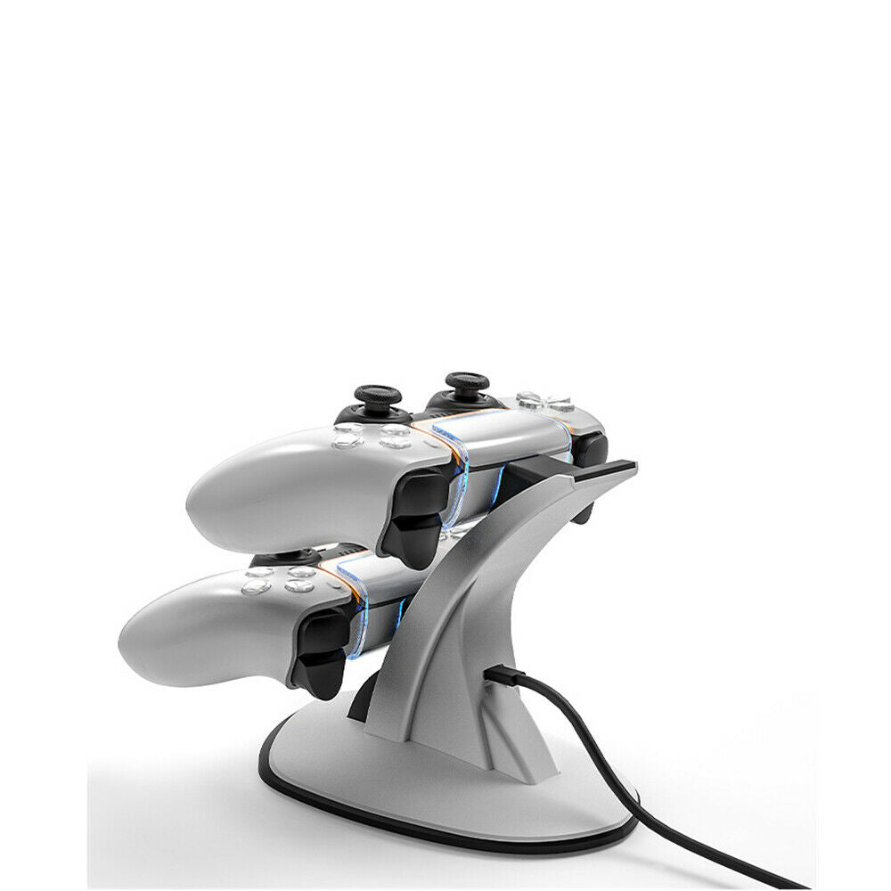 5V 1A Game Controller Handle Dual Charger Dock for Sony PS5 DualSense Wireless