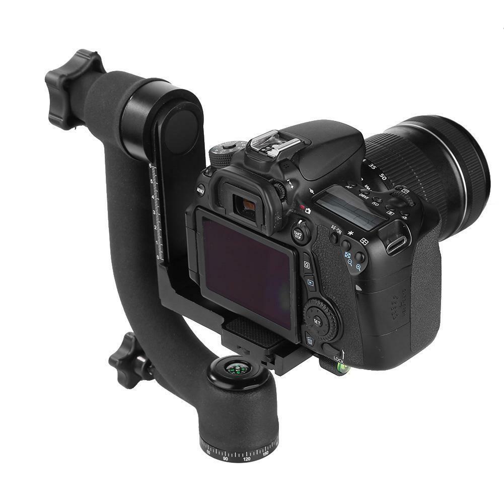 Panoramic 360Â° Gimbal Tripod Ball Head 1/4" Screw Quick Release for DSLR Camera